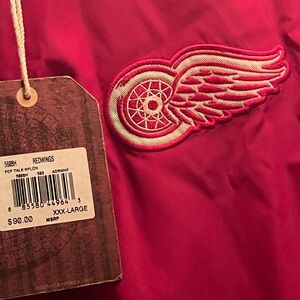 Mitchell & Ness Red Detroit redwings Raincoat